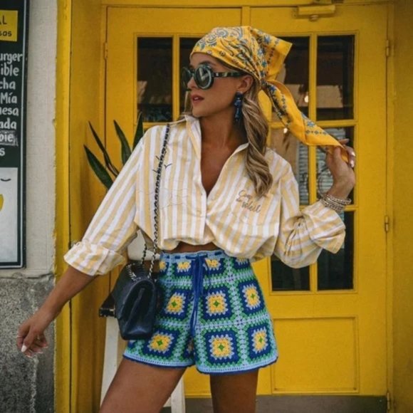 Zara Pants - Zara Crochet Shorts